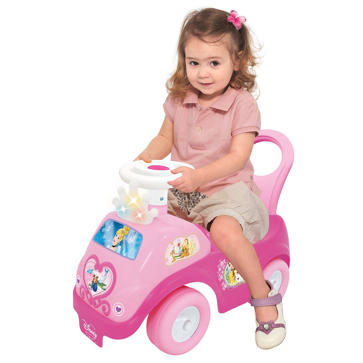 CORREPASILLOS CARRITO MONTABLE PARA NIÑOS DE PRINCESA BRILLANTE CARRITO MUSICAL Y PLASTILINAS - 4