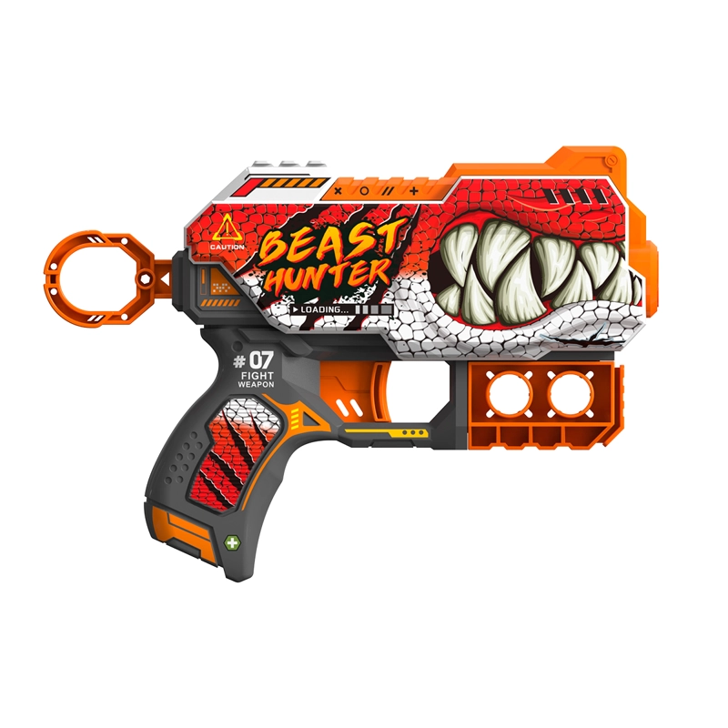 PISTOLA DE JUGUETE DE 6 DARDOS-BEAST HUNTER CON 24 DARDOS DE REGALO - 2