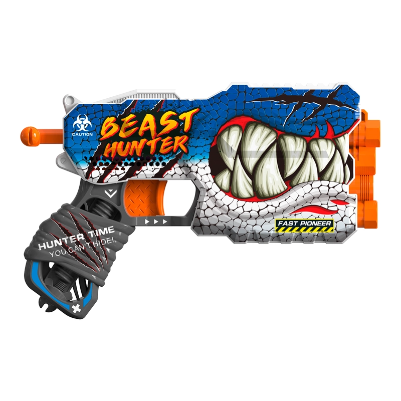 PISTOLA DE JUGUETE DE 12 DARDOS-BEAST HUNTER CON 24 DARDOS DE REGALO - 2
