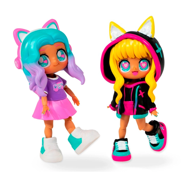 MUÑECA ANIMAKII KAWAII SET CYBERPUNK + GAMER - 1