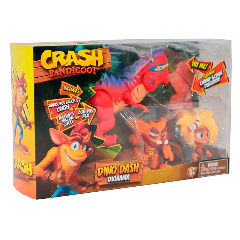 FIGURA COLECCIONABLE DIORAMA DELUXE CRASH BANDICOOT 6.5 CMS - 1