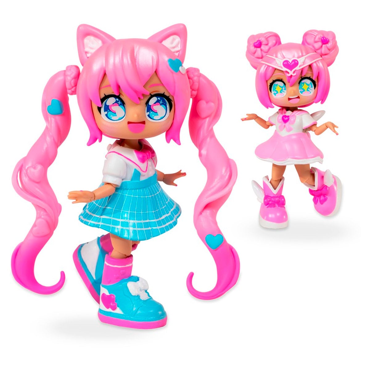 MUÑECA ANIMAKII KAWAII SET MAGICAL GIRL + SCHOOL GIRL - 1