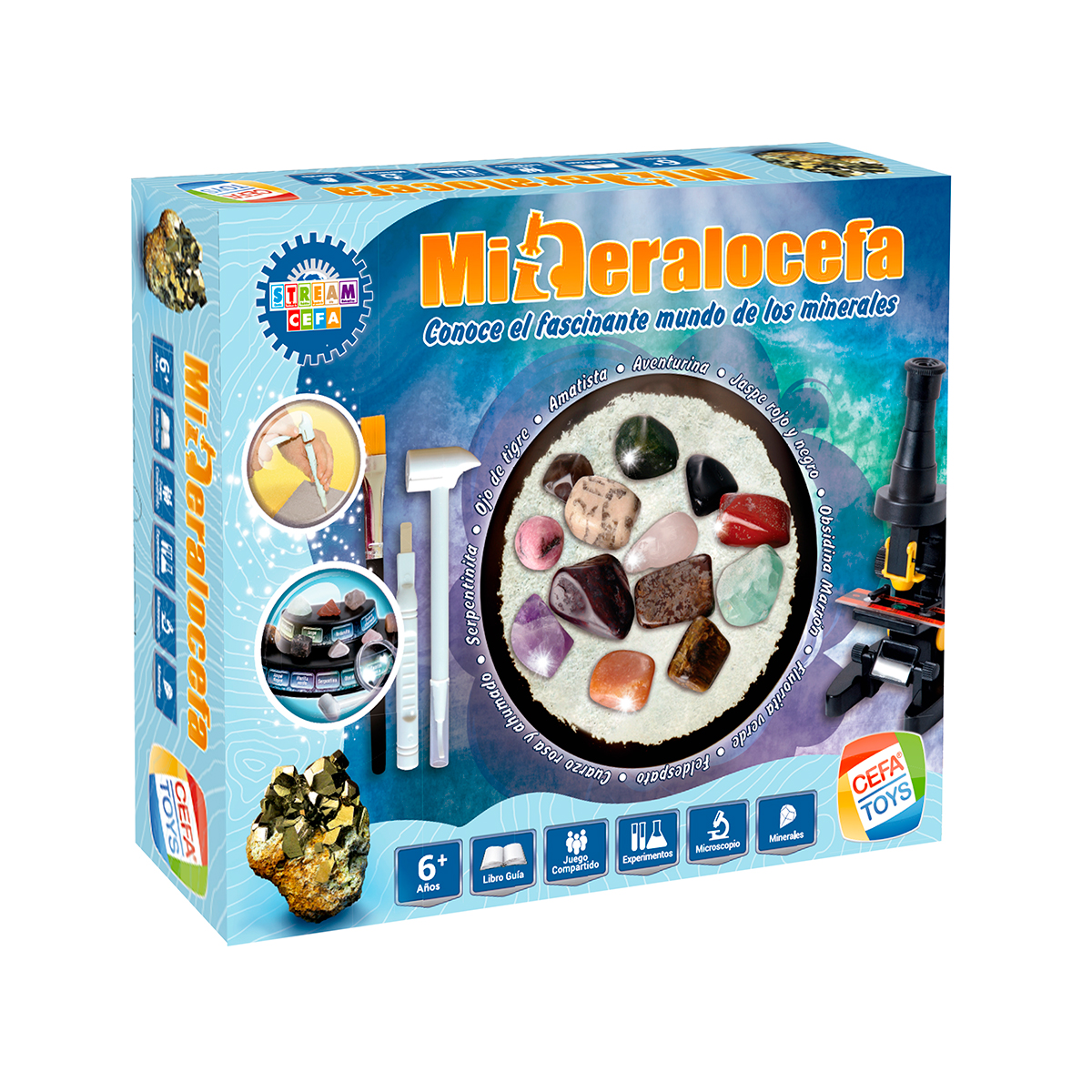 KIT DE CIENCIAS Y EXPLORACION MINERALOCEFA - 1