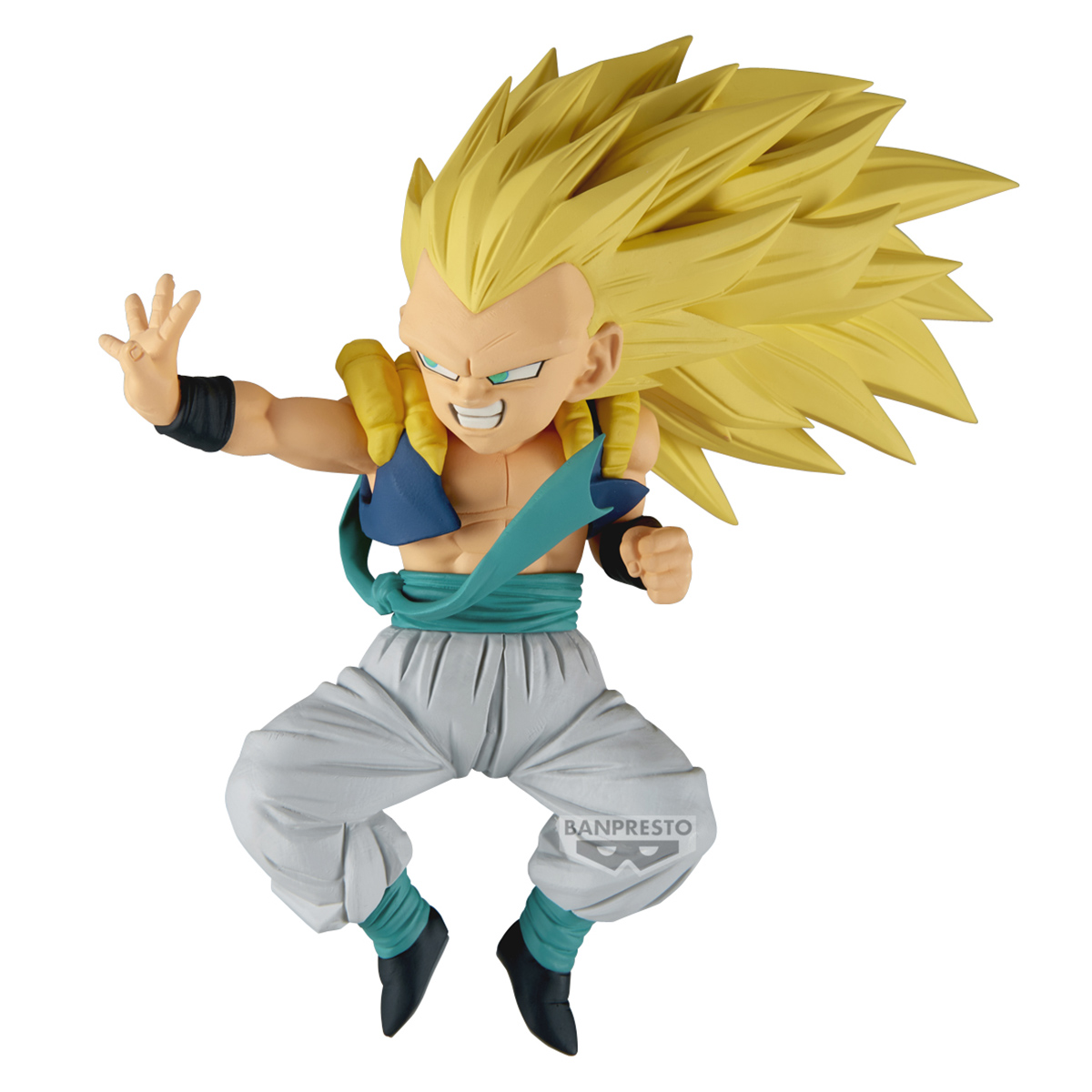 FIGURA COLECCIONABLE BANDAI DE DRAGON BALL Z MATCH MAKERS SUPER SAIYAN 3 GOTENKS - 1