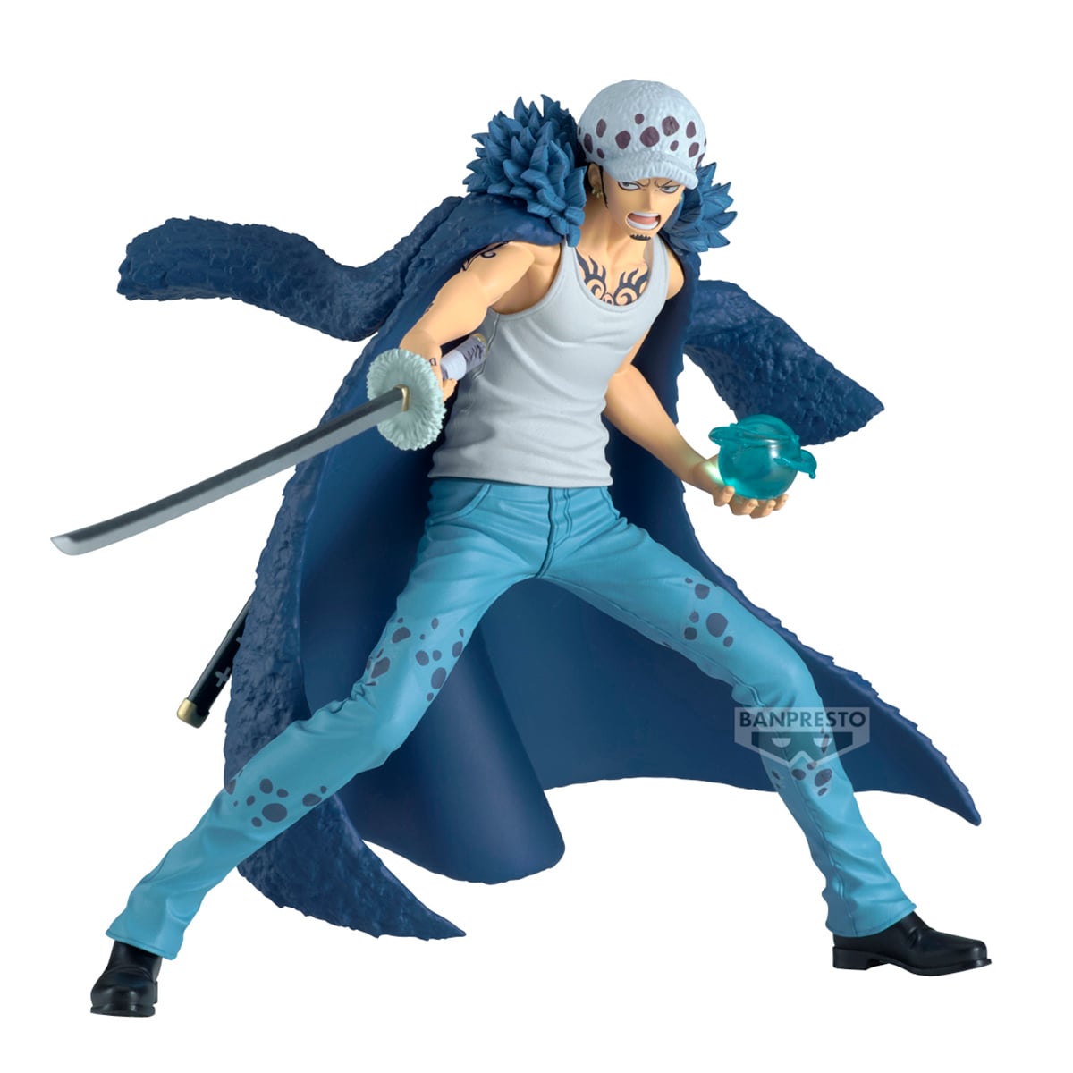 FIGURA COLECCIONABLE BANDAI DE ONE PIECE BATTLE RECORD COLLEC LAW II - 1