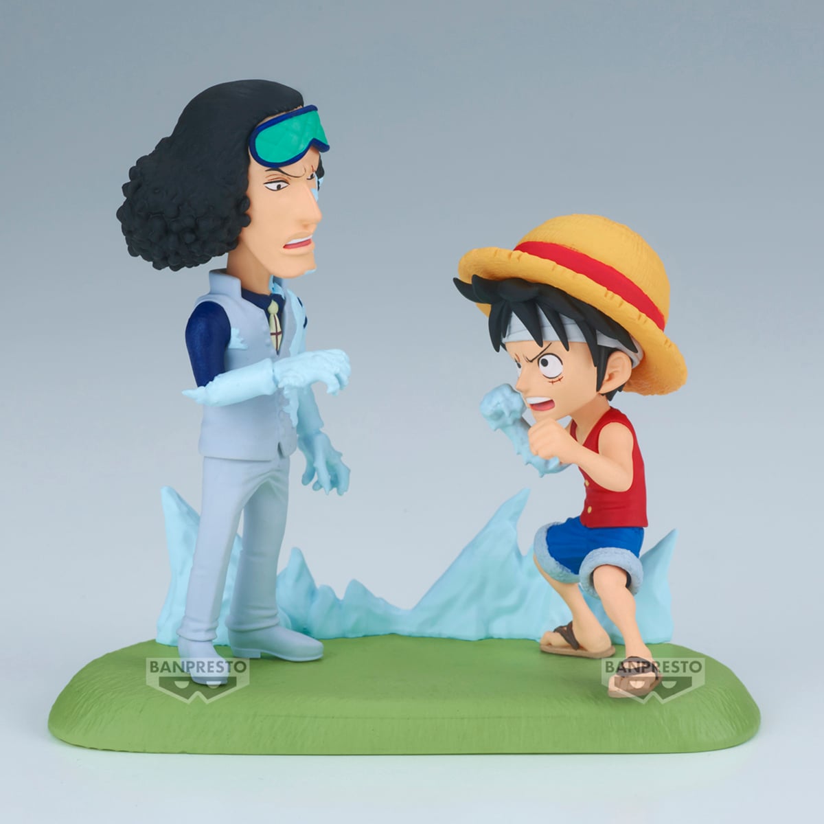 FIGURA COLECCIONABLE BANDAI DE ONE PIECE WCF LOG STORIES LUFFY VS KUZAN - 3