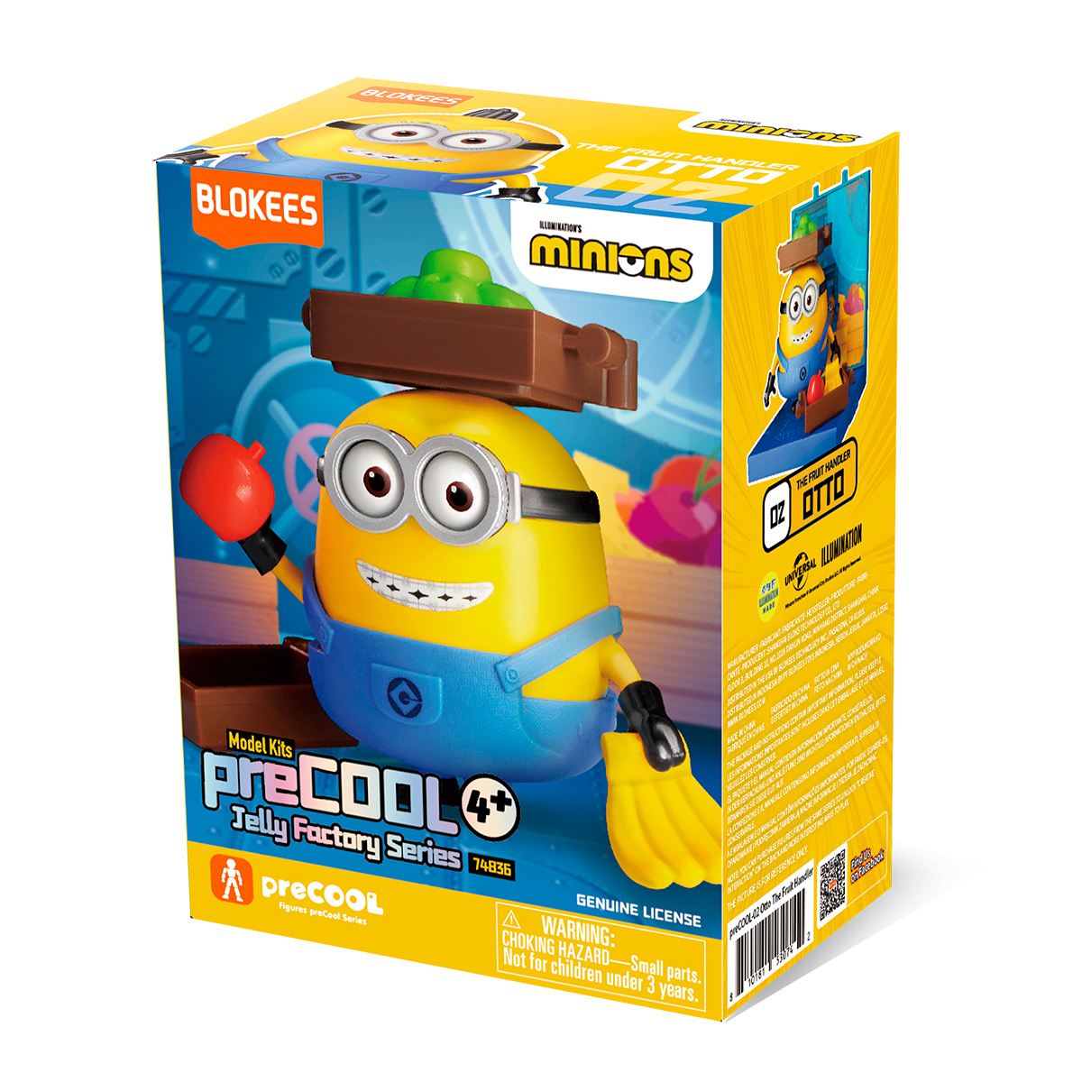 MODEL KIT DE BLOKEES MINIONS PRECOOL 01 OTTO THE FRUIT HANDLER - 3