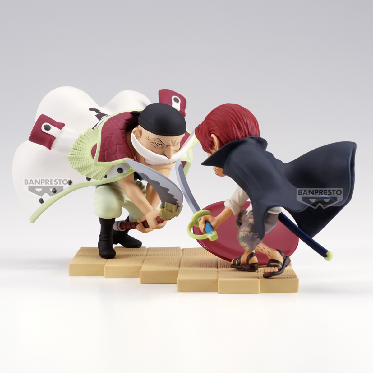 FIGURA COLECCIONABLE BANDAI DE ONE PIECE WORLD COLLECTABLE FIGURE LOG STORIES EDWARD.NEWGATE VS SHANKS - 4