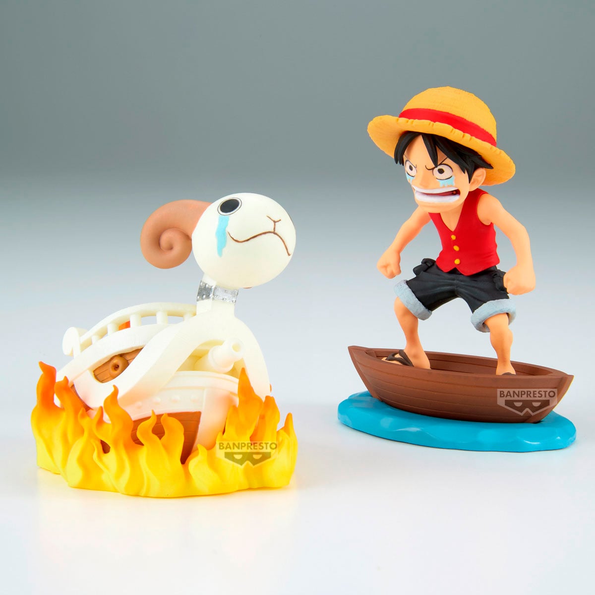 FIGURA COLECCIONABLE BANDAI DE ONE PIECE WCF LOG STORIES LUFFY-MERRY - 4