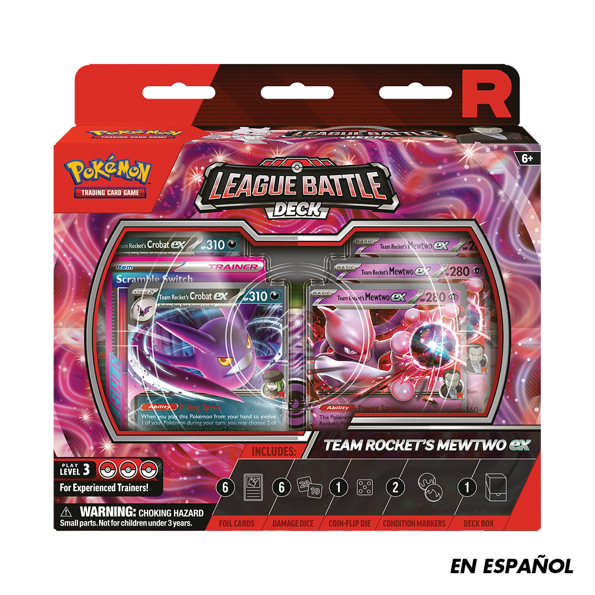 CARTAS DE POKEMON TCG TEAM ROCKET MEWTWO EX LEAGUE BATTLE DECK SPA - 1