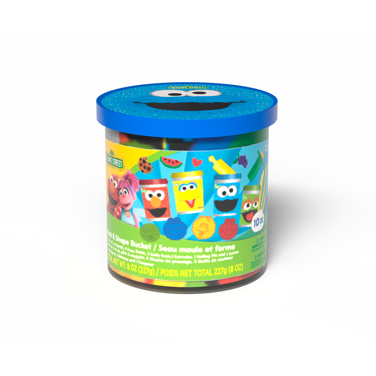 PLASTILINAS DE PLAZA SESAMO SET DE MOLDES Y FORMAS SURTIDO - 5