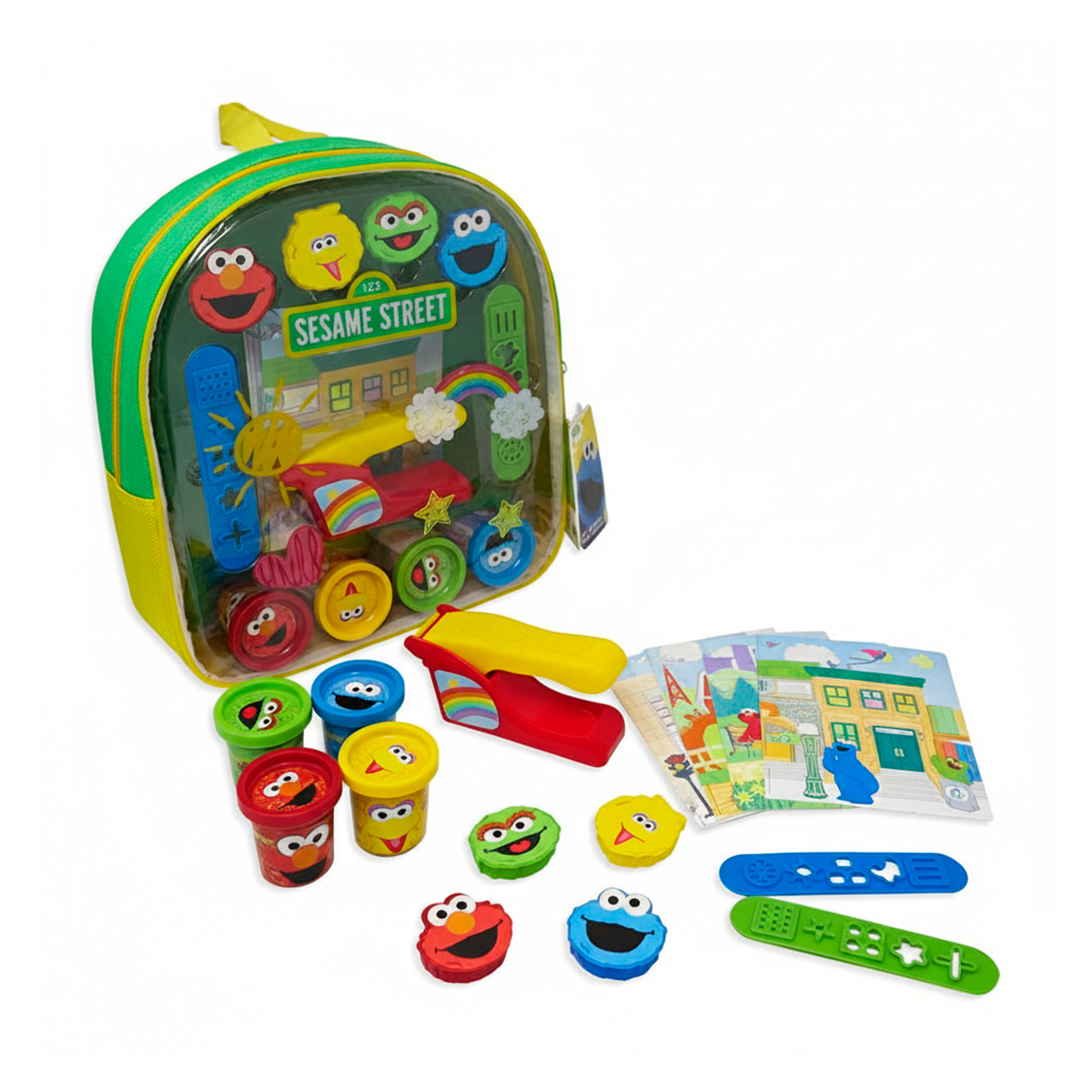 MOCHILA DE ACTIVIDADES CON PLASTILINAS DE PLAZA SESAMO - 3