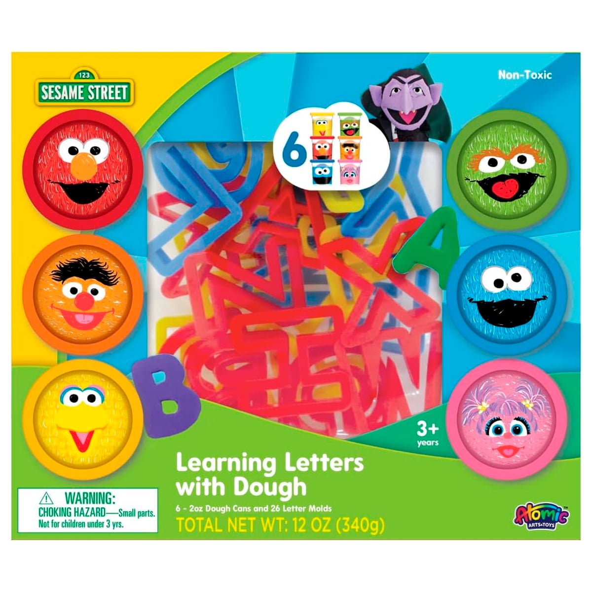 PLASTILINAS DE PLAZA SESAMO SET DE APRENDIZAJE ABECEDARIO - 1
