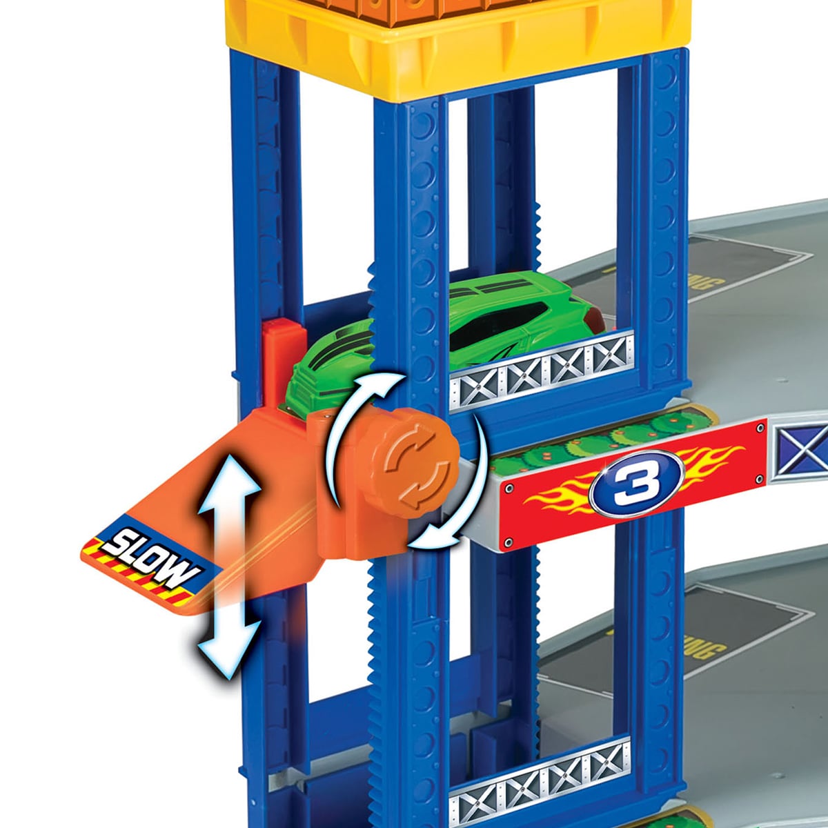 GARAJE DE ESTACIONAMIENTO CON AUTOS – PLAYSET CIUDAD DE VEHÍCULOS PARA NIÑOS - 2