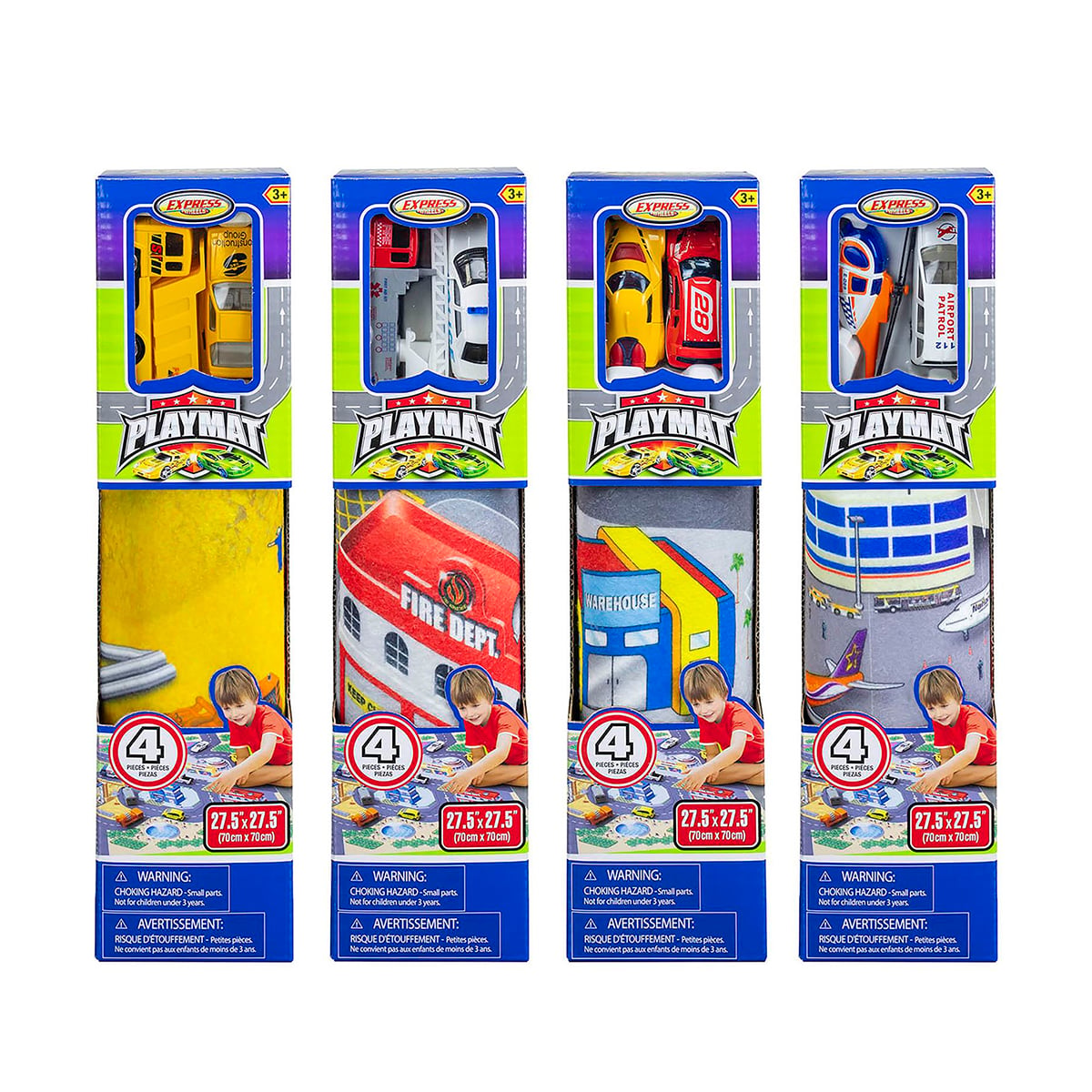 ALFOMBRA SENSORIAL DE JUEGO CON AUTOS – TAPETE DE VEHÍCULOS EN MINIATURA PARA NIÑOS - 1