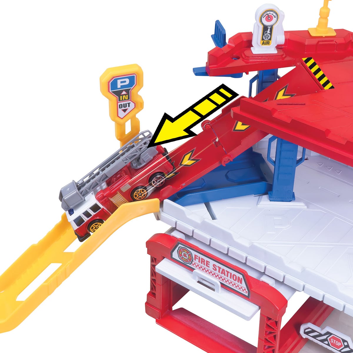 BASE DE EMERGENCIAS 36 PIEZAS – PLAYSET DE RESCATE CON VEHÍCULOS - 2