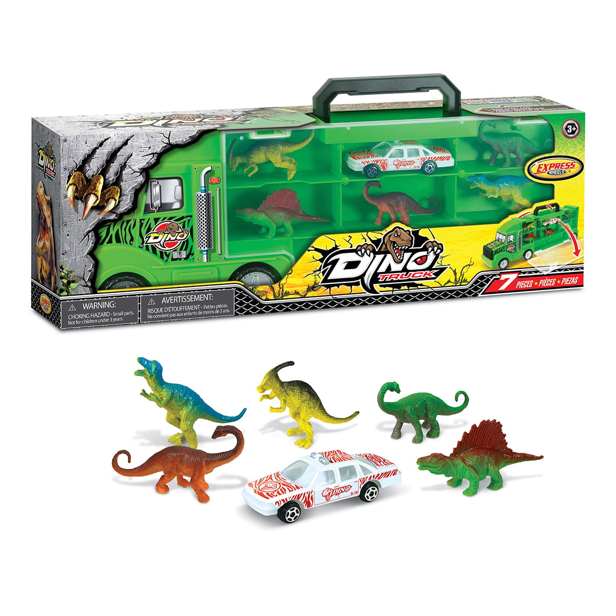 SET CAMIÓN DINOSAURIO – VEHÍCULOS PREHISTÓRICOS DE JUGUETE PARA NIÑOS - 1