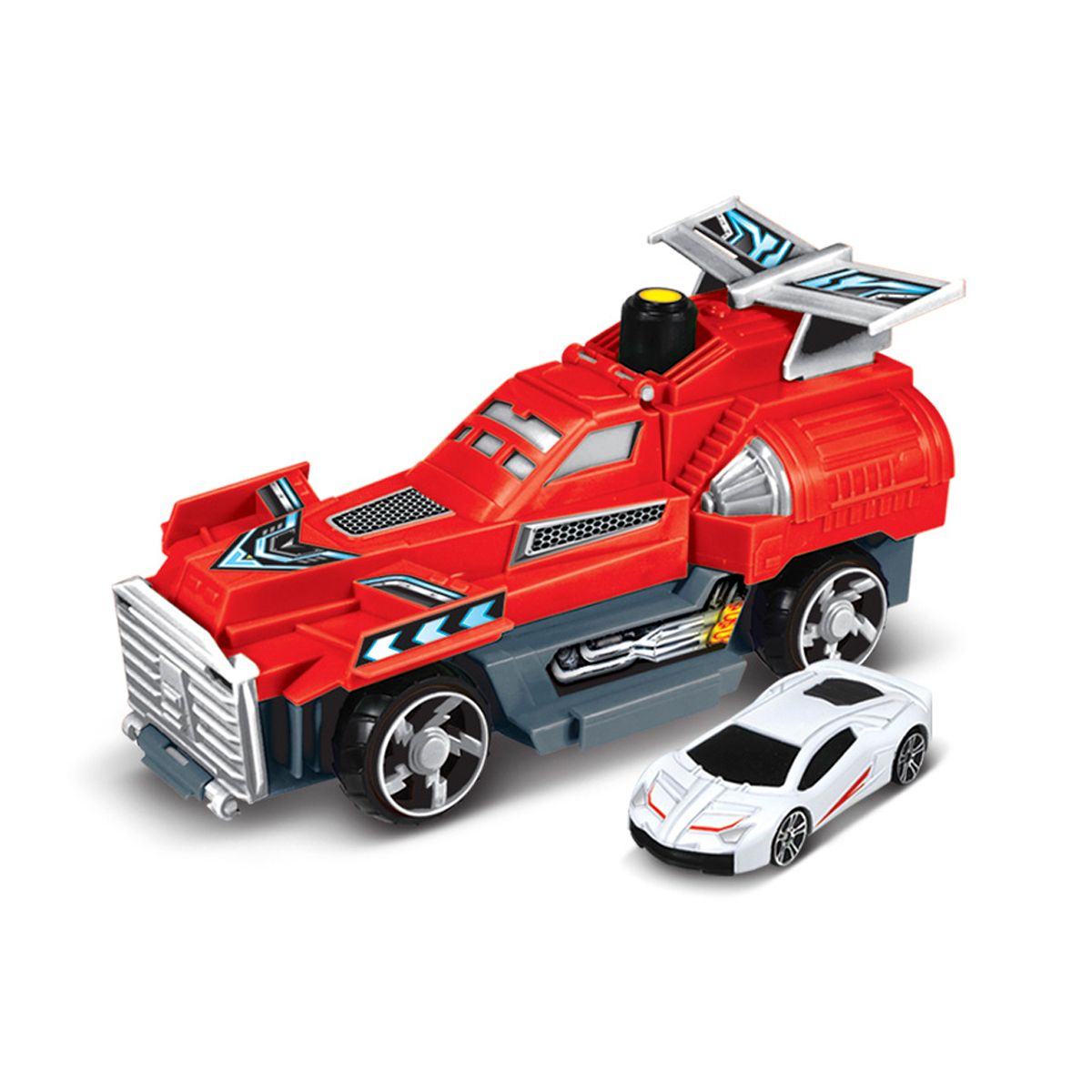 AUTOS DE CARRERAS CON LANZADOR – VEHÍCULOS DE ALTA VELOCIDAD PARA NIÑOS - 3
