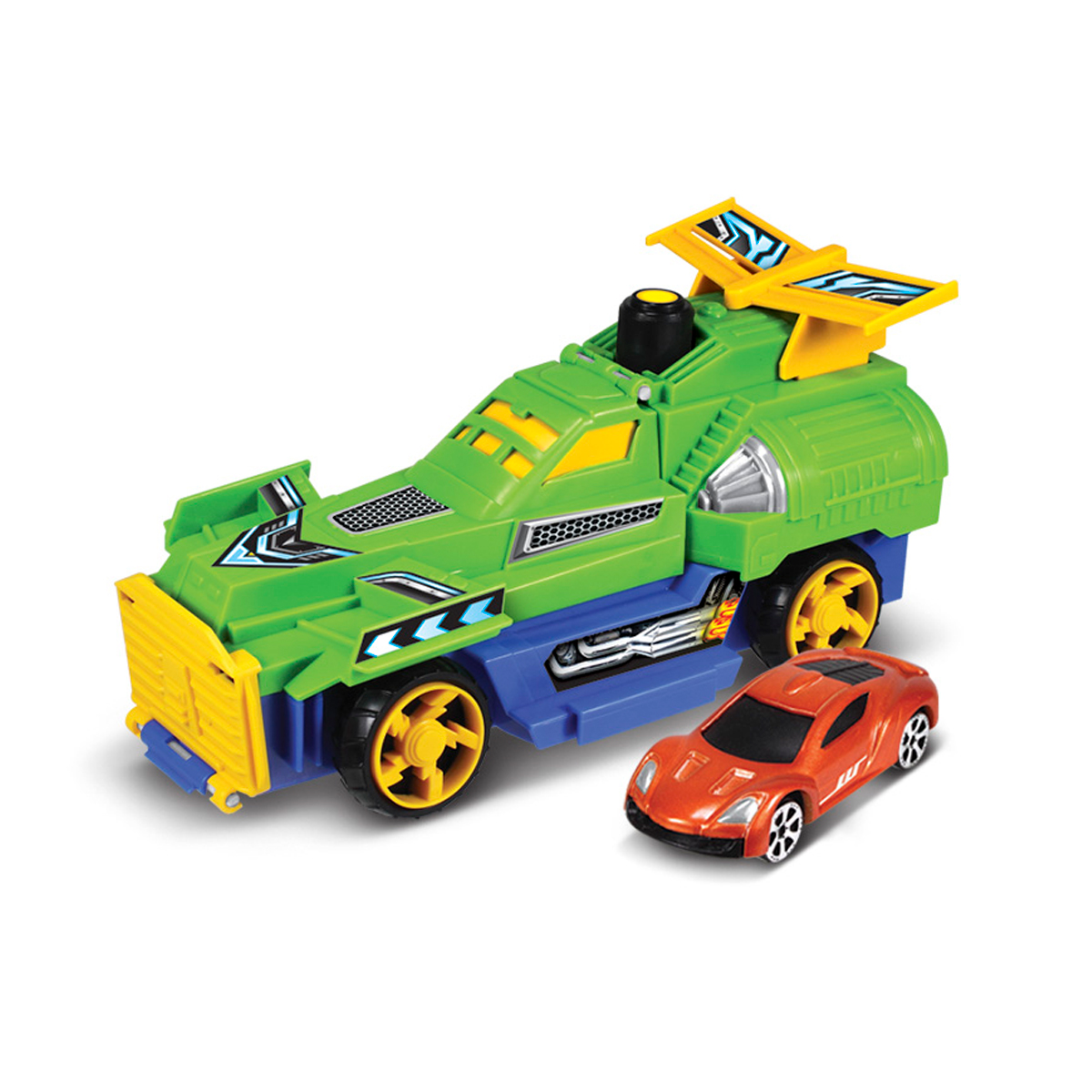 AUTOS DE CARRERAS CON LANZADOR – VEHÍCULOS DE ALTA VELOCIDAD PARA NIÑOS - 4