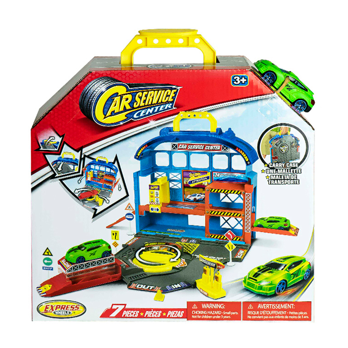 TALLER MECÁNICO DE JUGUETE – PLAYSET DE AUTOS Y GARAJE PARA NIÑOS - 6