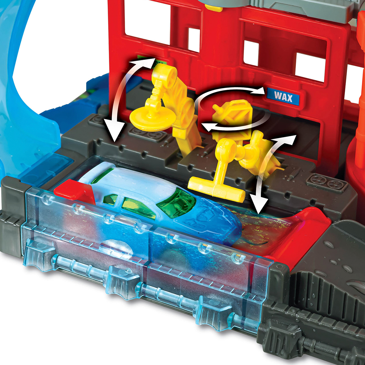 LAVADERO DE AUTOS MÁGICO – PLAYSET CON CAMBIO DE COLOR PARA NIÑOS - 3