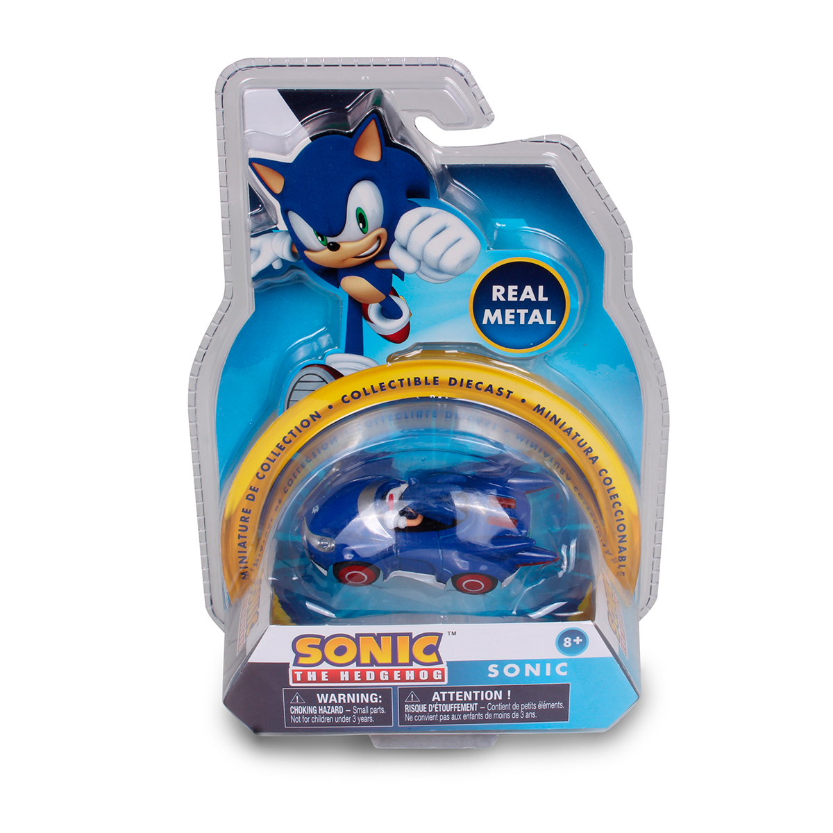 AUTO DE JUGUETE DE SONIC MINIATURA METALICA - 2