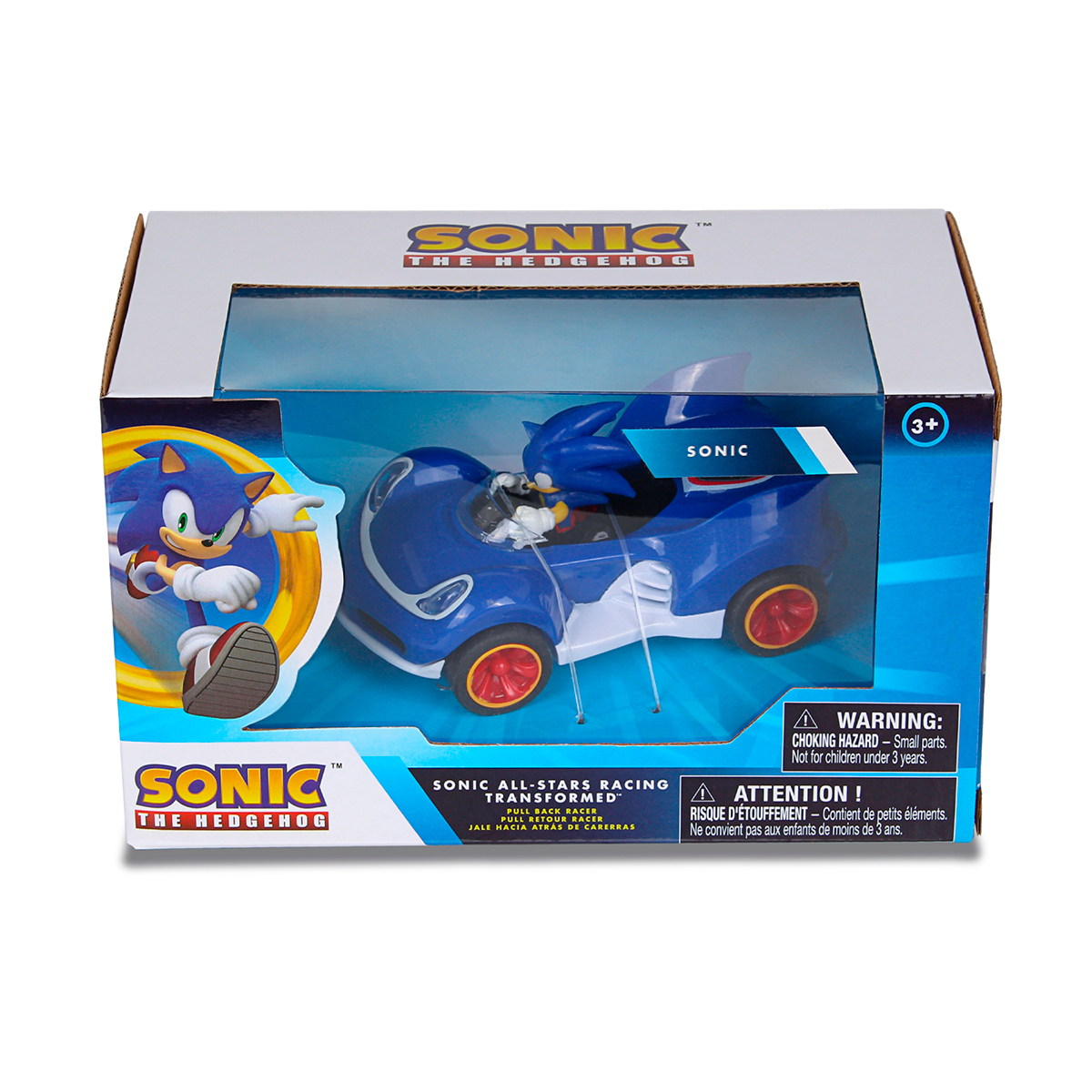 AUTO DE JUGUETE SONIC RETROCESO AUTOMATICO ESTANDAR - 2