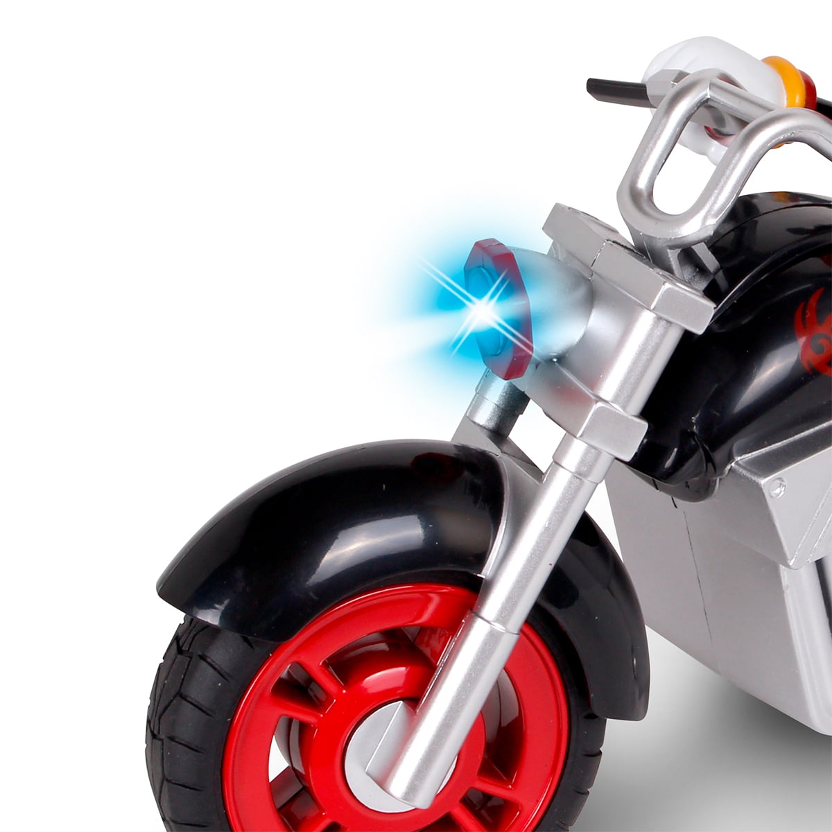 AUTO DE JUGUETE DE SONIC SHADOW A CONTROL REMOTO MOTOCICLETA CON LUCES - 3