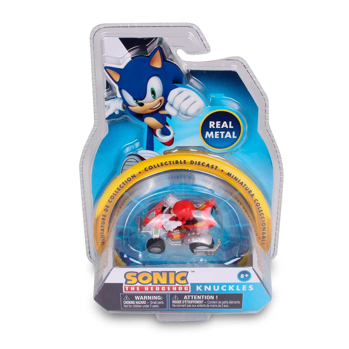 AUTO DE JUGUETE DE SONIC KNUCKLES MINIATURA METALICA - 2