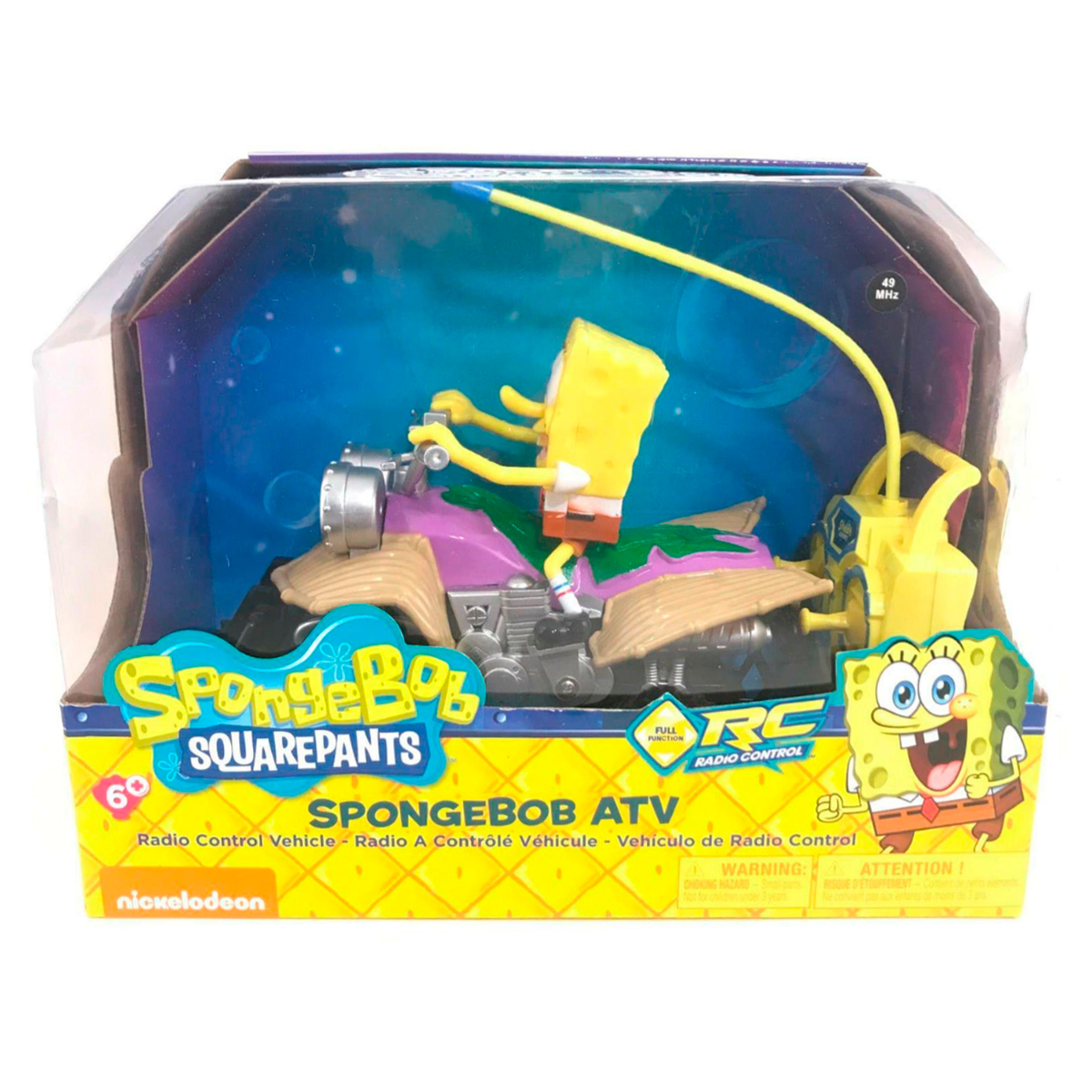 AUTO DE JUGUETE DE BOB ESPONJA A CONTROL REMOTO TODOTERRENO - 2