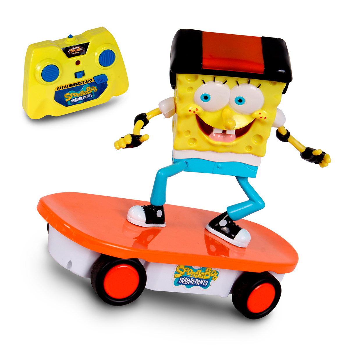 AUTO DE JUGUETE DE BOB ESPONJA A CONTROL REMOTO PATINETA - 1