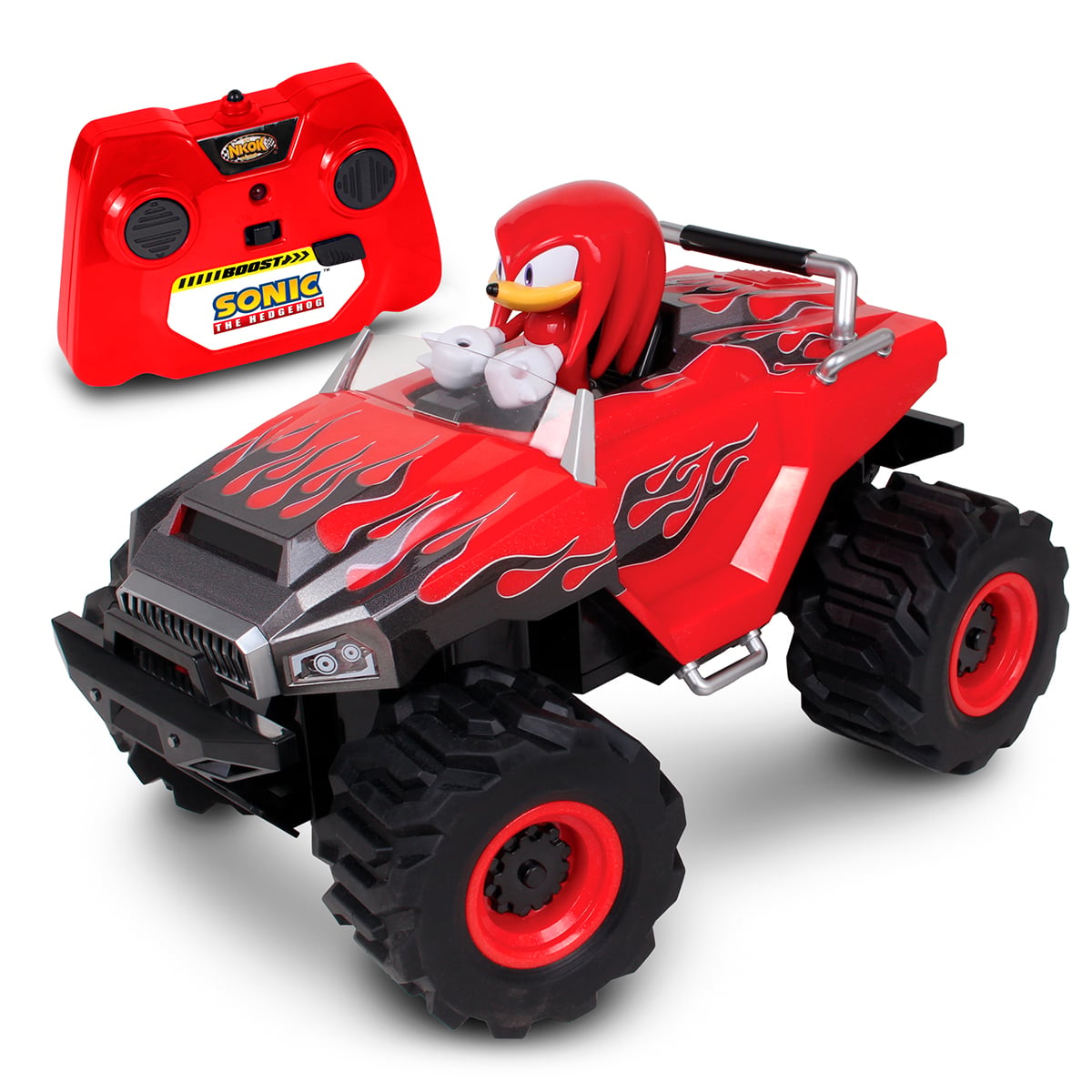 AUTO DE JUGUETE DE SONIC KNUCKLES A CONTROL REMOTO MONSTER TRUCK - 1