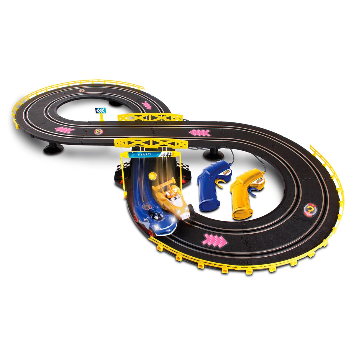 PISTA DE CARRERAS PARA AUTOS DE JUEGUETE DE SONIC TAILS 8FT - 1