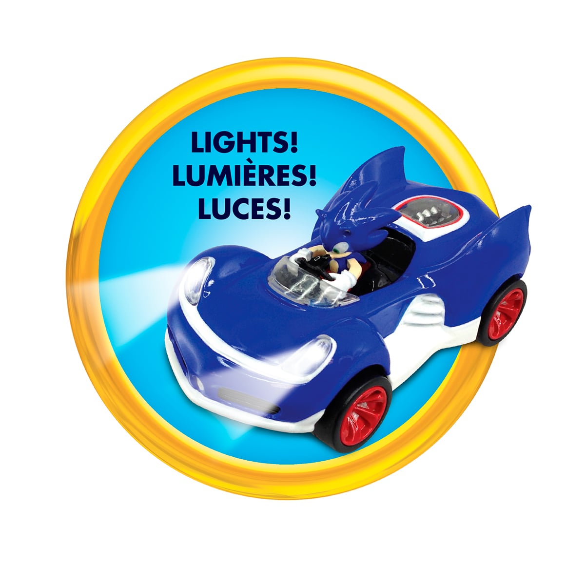 PISTA DE CARRERAS PARA AUTOS DE JUEGUETE DE SONIC TAILS 8FT - 3