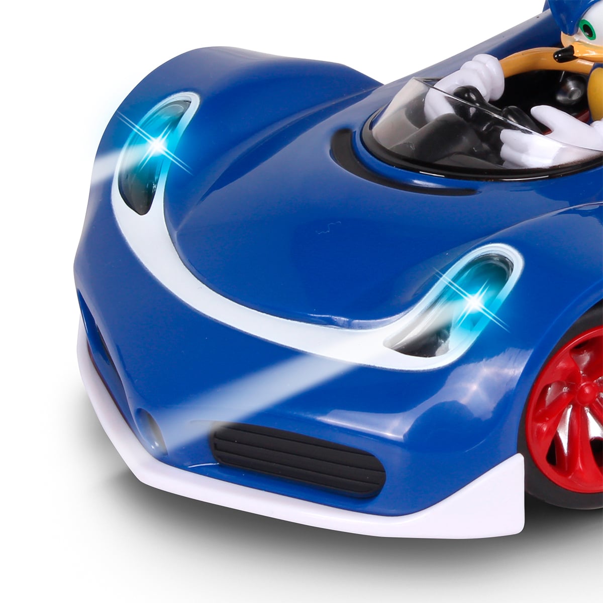 AUTO DE JUGUETE DE SONIC A CONTROL REMOTO MULTIFUNCION CON LUCES - 3