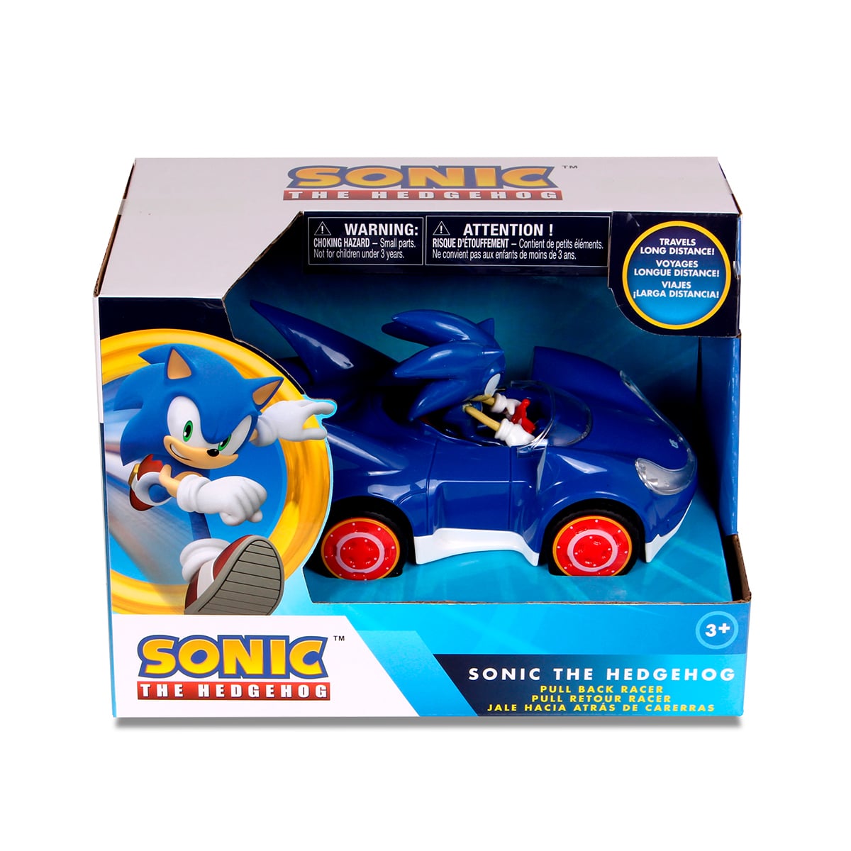 AUTO DE JUGUETE DE SONIC RETROCESO AUTOMATICO BASICO - 4