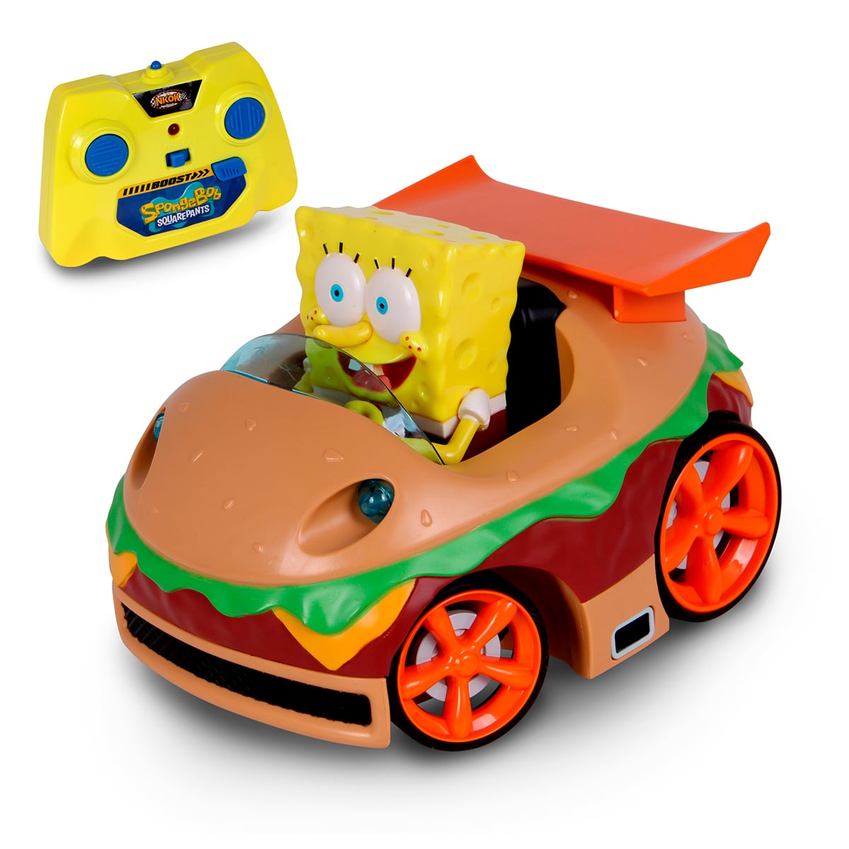 AUTO DE JUGUETE DE BOB ESPONJA A CONTROL REMOTO CANGREBURGER - 1