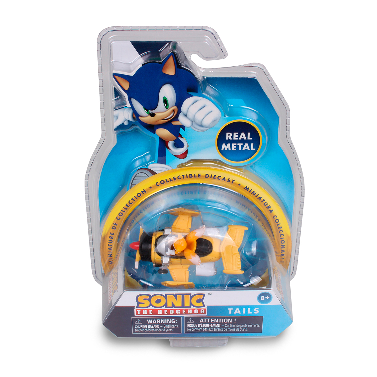 AUTO DE JUGUETE DE SONIC TAILS MINIATURA METALICA - 2