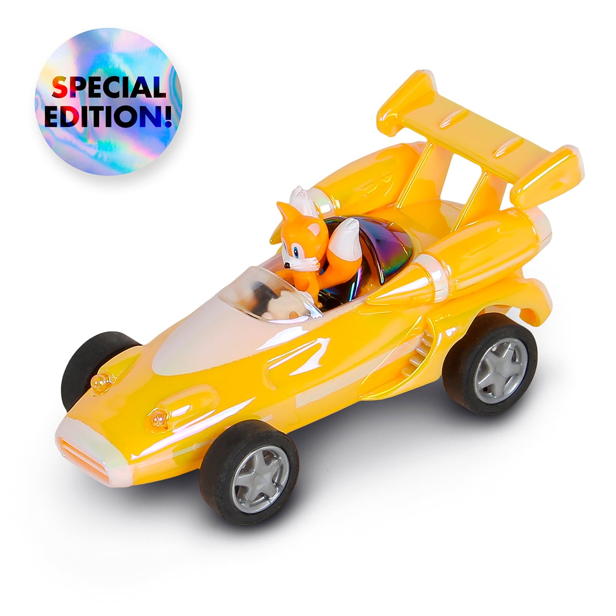 AUTO DE JUGUETE DE SONIC TAILS RETROCESO AUTOMATICO EDICION ESPECIAL - 2