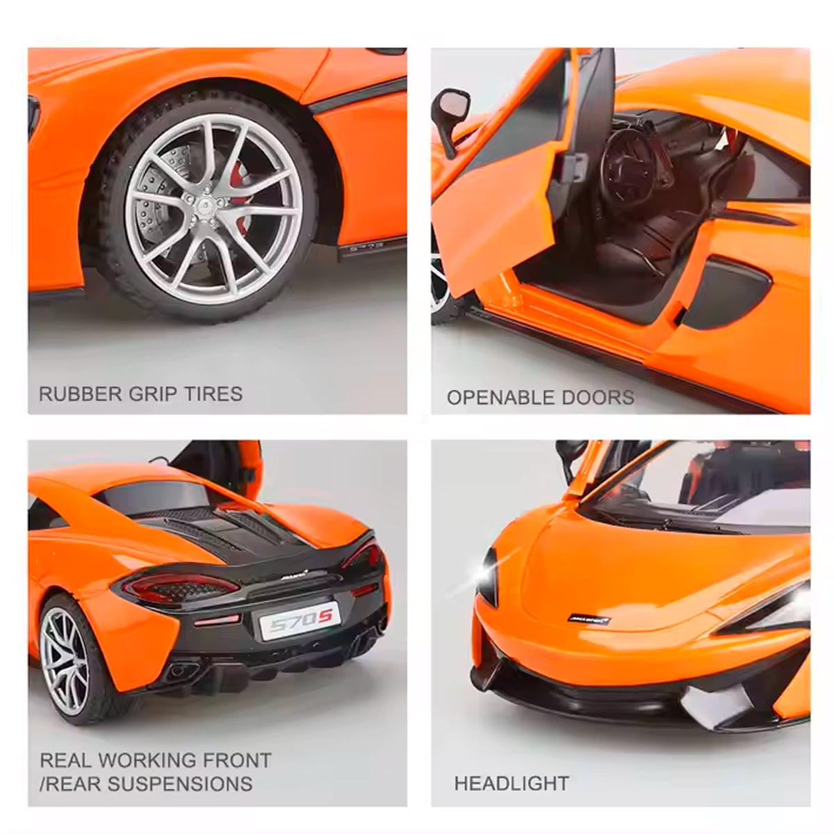 AUTO A CONTROL REMOTO MCLAREN 570S-1/14-2.4G - 2