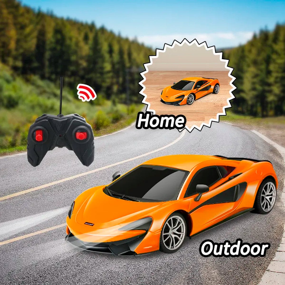 AUTO A CONTROL REMOTO MCLAREN 570S-1/14-2.4G - 3