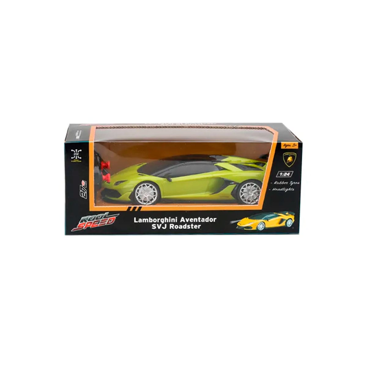 AUTO A CONTROL REMOTO LAMBORGHINI AVENTADOR SVJ ROADSTER-1/24-27 MHZ - 3