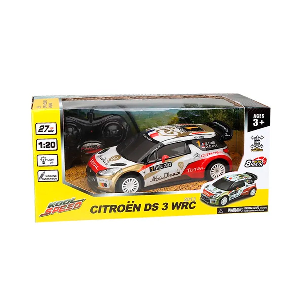 AUTO A CONTROL REMOTO CITROEN DS 3 WRC-1/20-27 MHZ - 4