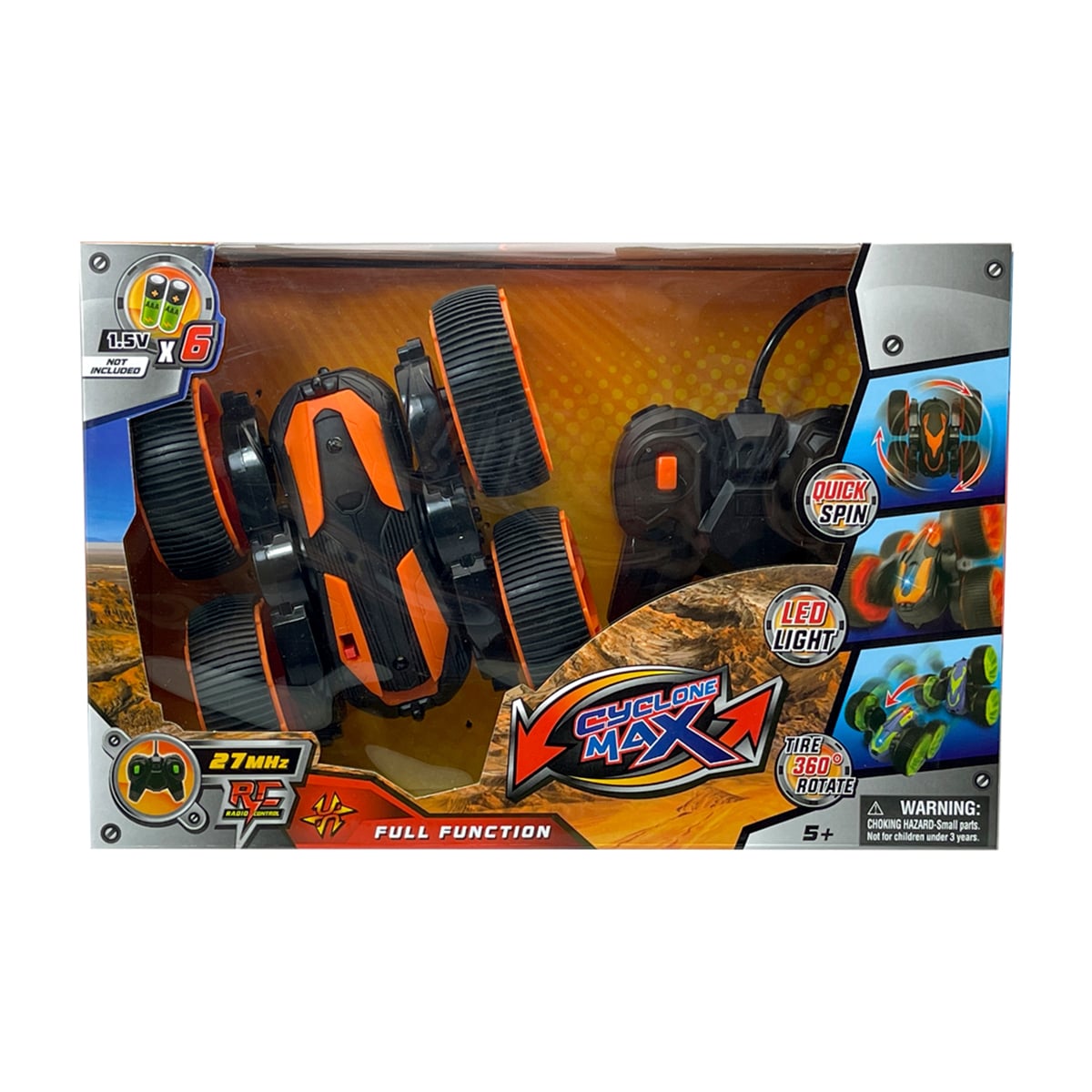 AUTO A CONTROL REMOTO 27MHZ CICLON MAX SURTIDO - 4