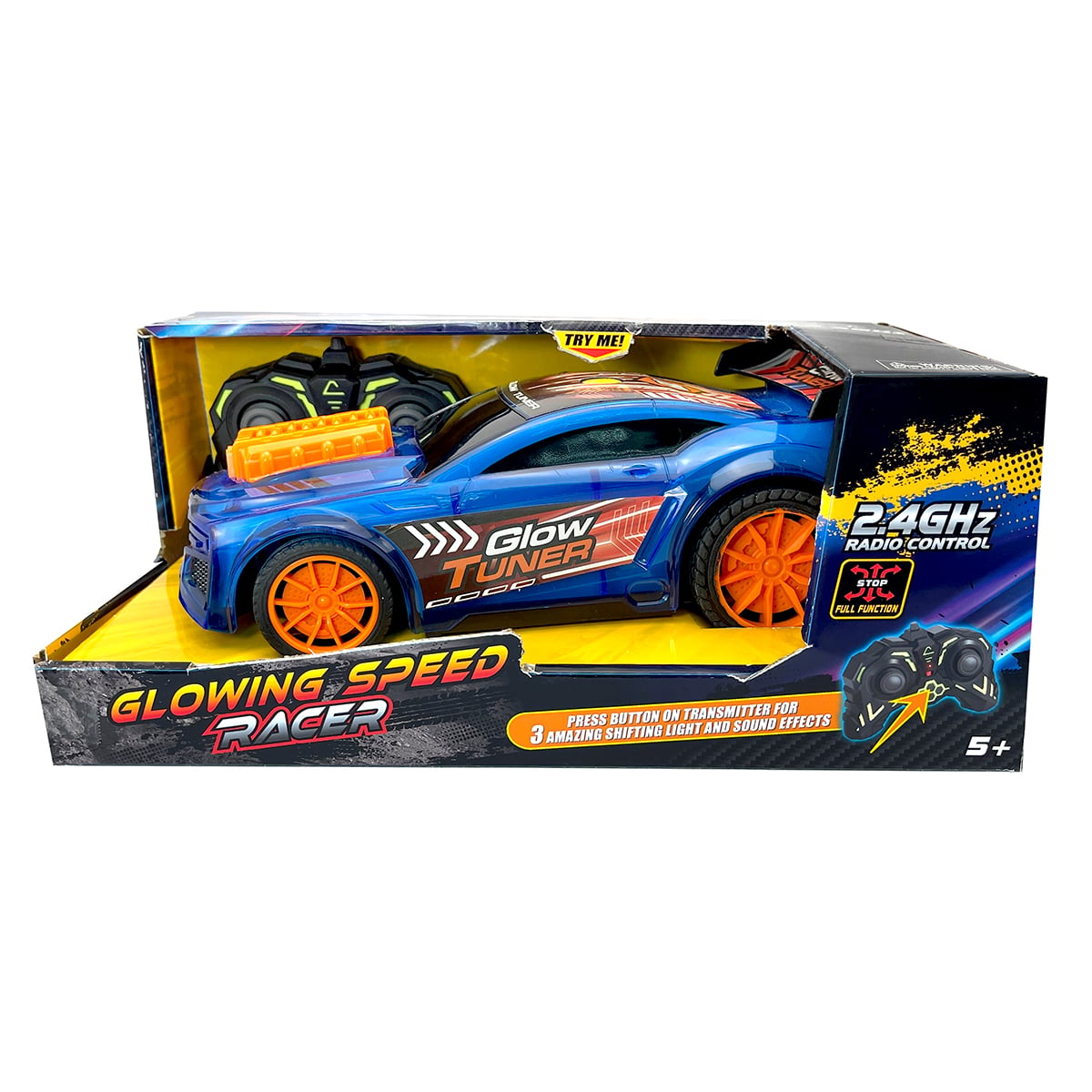 AUTO A CONTROL REMOTO 24GHZ ESCALA 1 18 SPEED RACER CON LUCES/SONIDO - 3