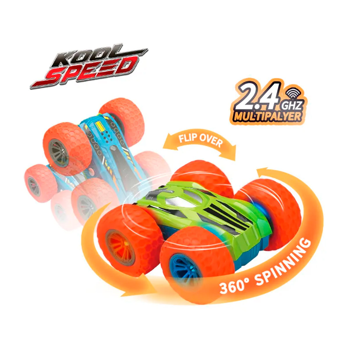AUTO A CONTROL REMOTO FLIP OVER STUNT CAR-5 INCH-2.4G - 3