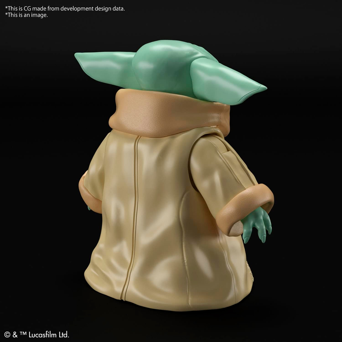 FIGURA MAQUETA MODELO GROGU MANDALORIAN STAR WARS 14 MASS - 3