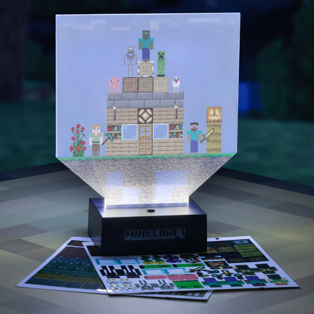 LAMPARA DE MINECRAFT BUILD A LEVEL LIGHT - 3