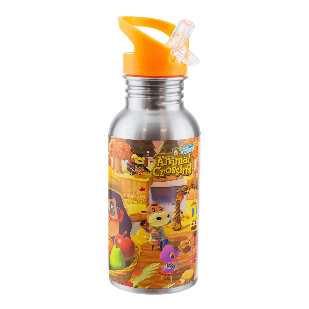 BOTELLA DE METAL ANIMAL CROSSING STRAW AUTUMN PALADONE - 2