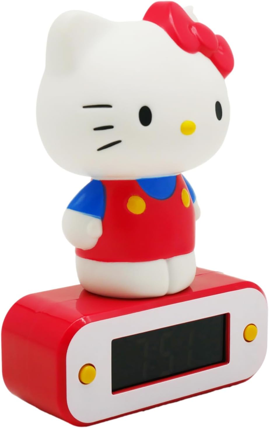 LUZ PORTATIL CON RELOJ DESPERTADOR DE HELLO KITTY - 1
